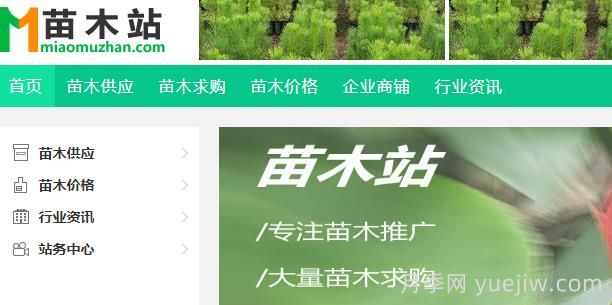 苗木站，绿化苗木求购供应平台(图1)