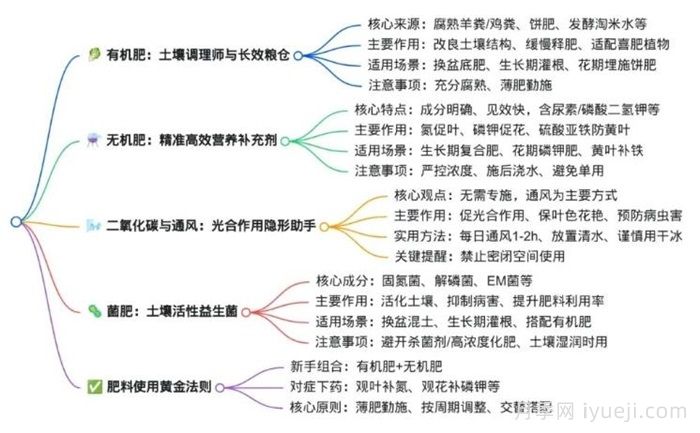 养花用肥，4类肥料的使用知识：有机肥、无机肥、气肥、菌肥(图2)