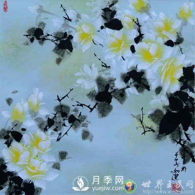 王跃进与月季花(图2)